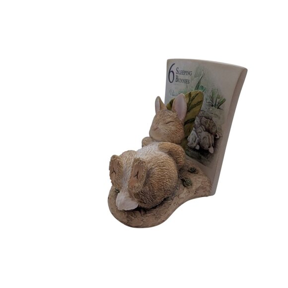 1997 The World of BEATRIX POTTER "6 Sleeping Bunnies" Figurine plus bonus one - Picture 7 of 16